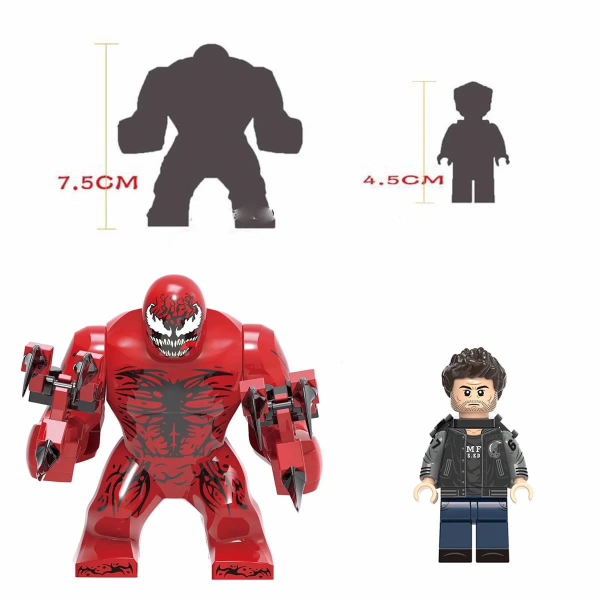 9 Pcs Birthday Cake Topper Action Figures Toy PlaySet Collectible Toy Figure Kit Building Block figures Battle Building Anime Collectible Set Movies Fans Toy