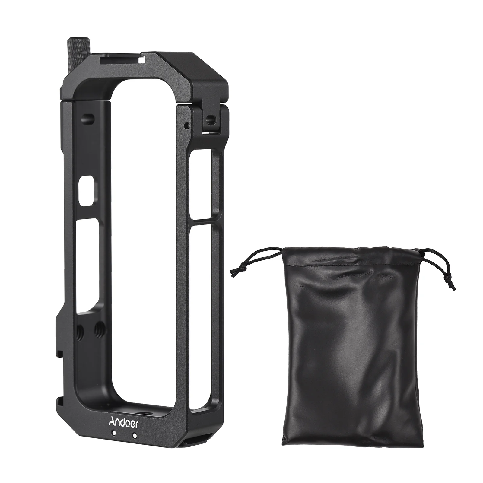 Andoer Video Cage,Camera Video Aluminum Panoramic Camera Video Alloy Dual Cold Camera X3 Metal Frame Camera Cold Metal Frame Dual Cold Metal Video Aluminum Alloy QISUO Alloy Cold Frame dsfen