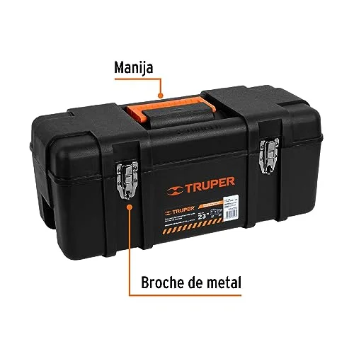 TRUPER CHP-23X 6.6Lb Heavy Duty Toolboxes, Steel Latches 23