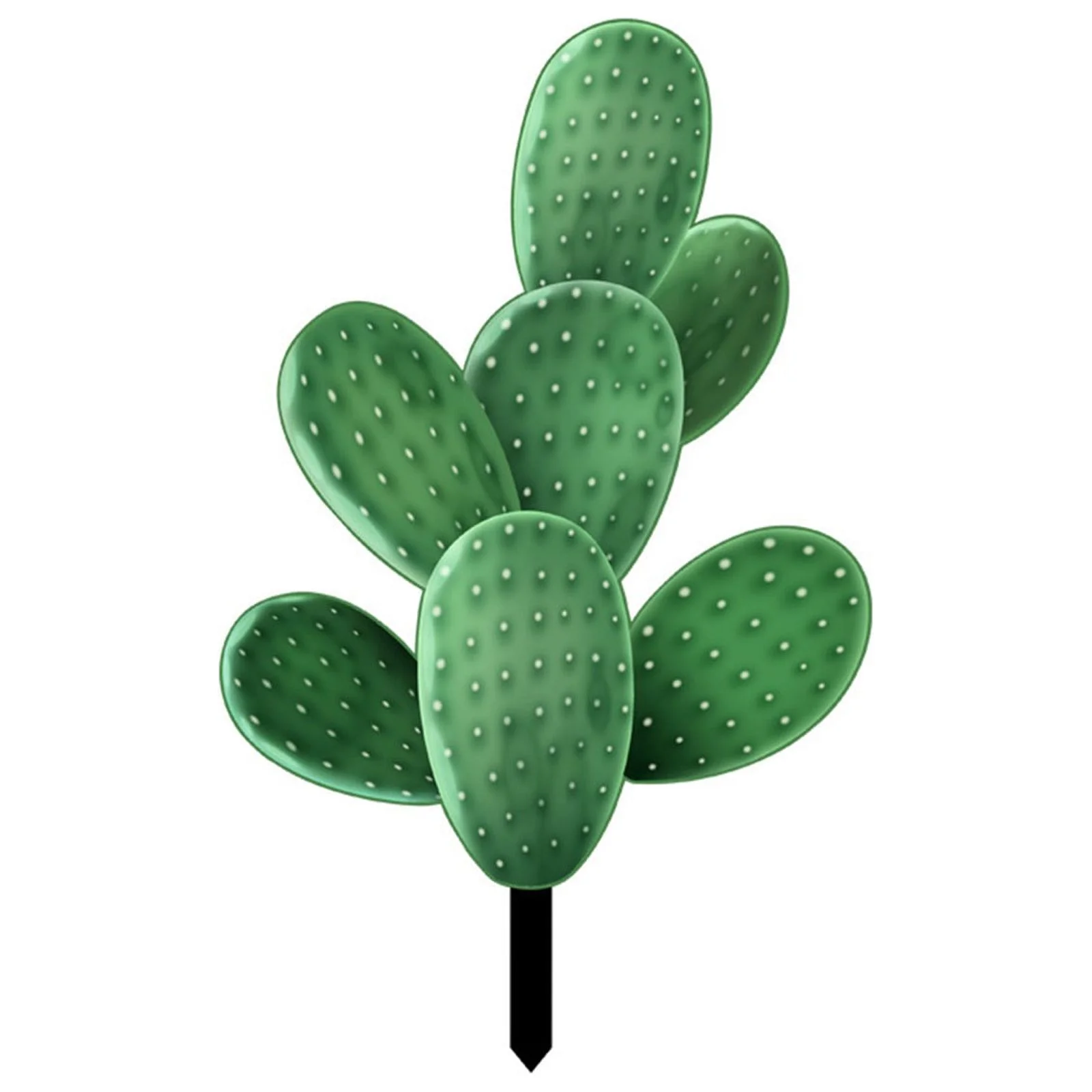 Cactus Acrylic Outdoor Garden Ground Insert Garden Garden Decoration Insert Card Utility Tool