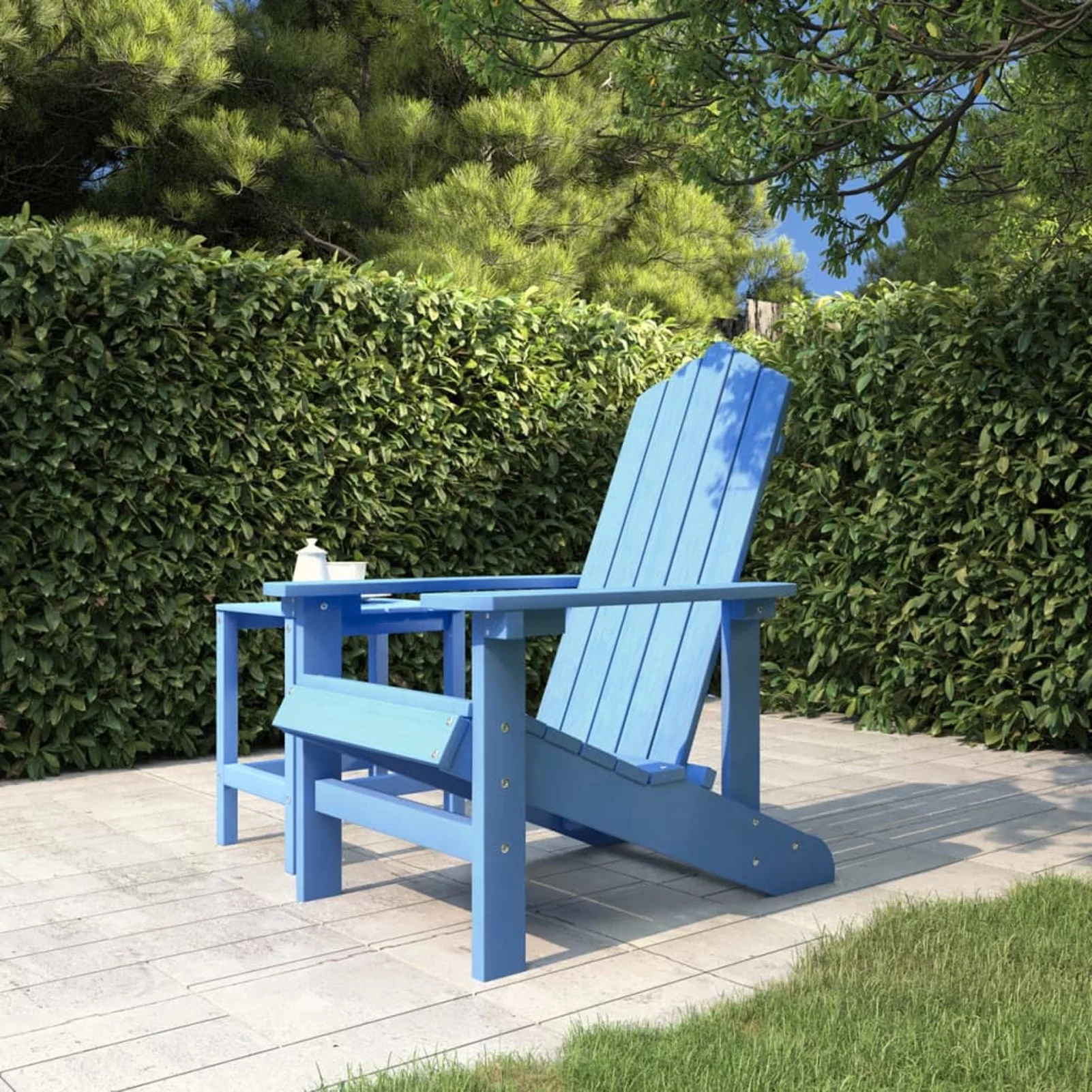 Aibecy Patio Adirondack Chair HDPE Aqua Blue