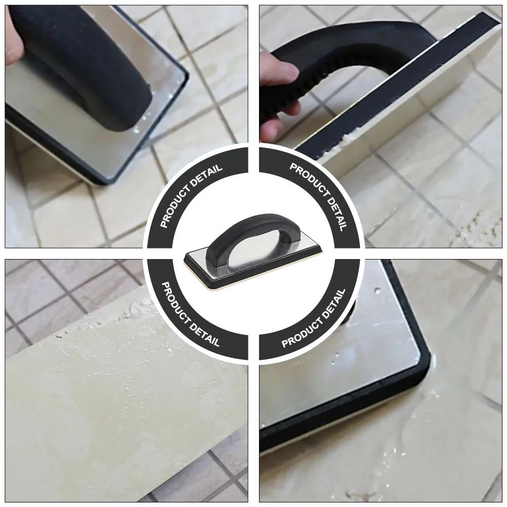 Rubber Board Mud scraper Concrete Finishing Tile Leveling Tool Adhesive Plastering Trowel Pad