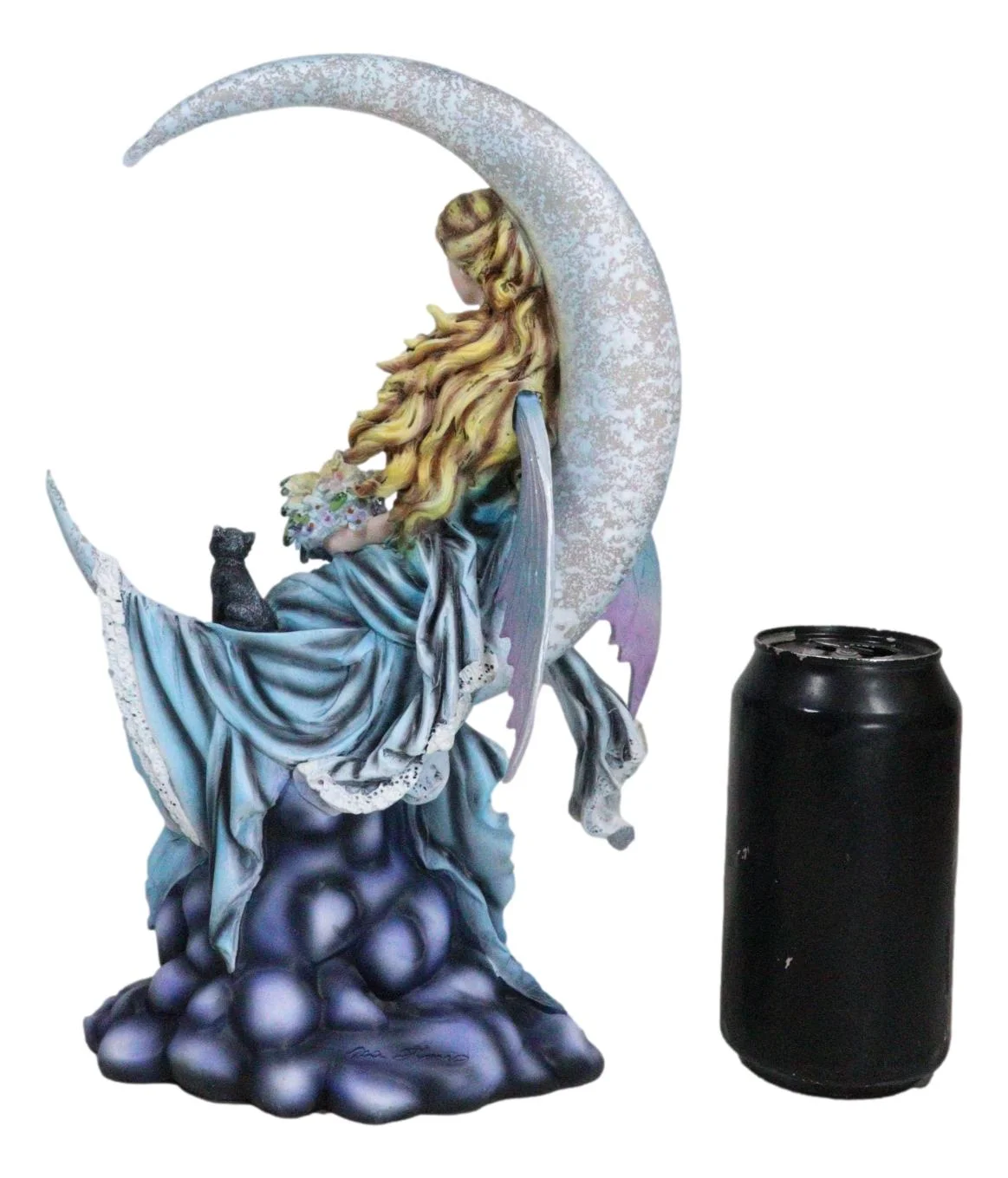 Ebros Large Celestial Moon Water Elemental Fairy Statue 11