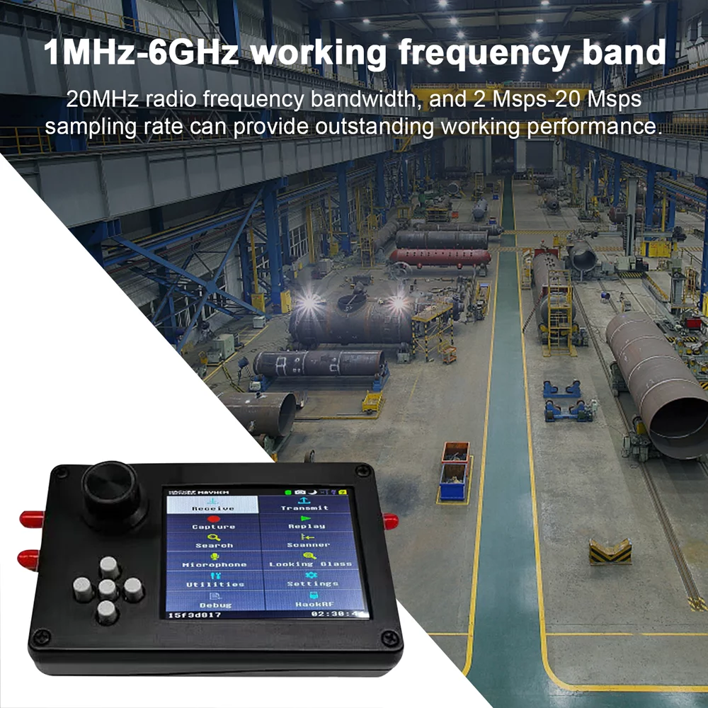 Andoer SDR transceiver,Display 1m Software Defined Hz Software Outcase Assembled Defined One Antenna Outcase Plus 3.2 Nebublu Sdr 3.2 Lcd Display 1m Hz Set H2 Display Defined Set 3.2 Inch And