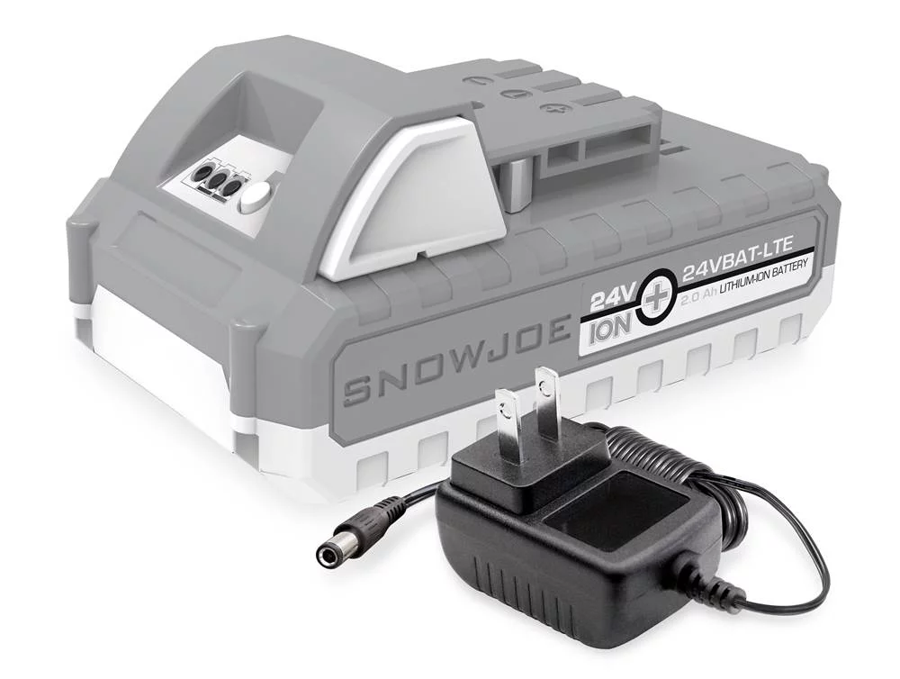 Snow Joe Certified Authentic 24-Volt Starter Kit, 2.0-Ah Battery & Standard Charger