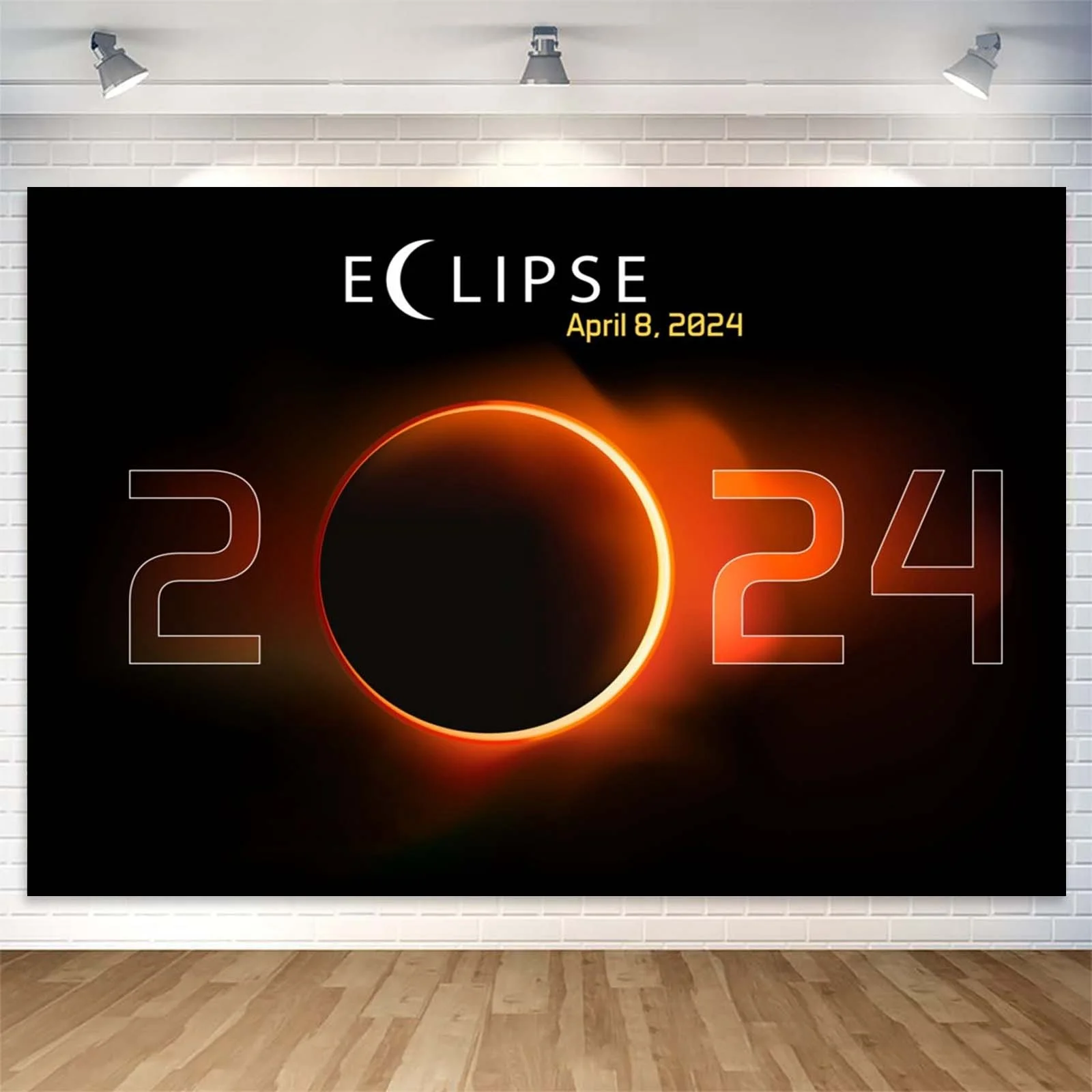 SIfdSeng Background Cloth Photo Total Solar Background Collapsible Background Fabric Decoration Banner Hanging Flag Banner 210X150Cm Father's Day Gifts for Dad Grandpa Fathers Day Gift