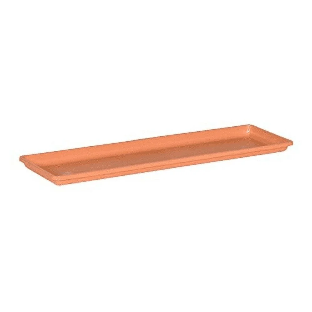 Novelty Countryside Plastic Flower Box Tray, Terracotta Color 24