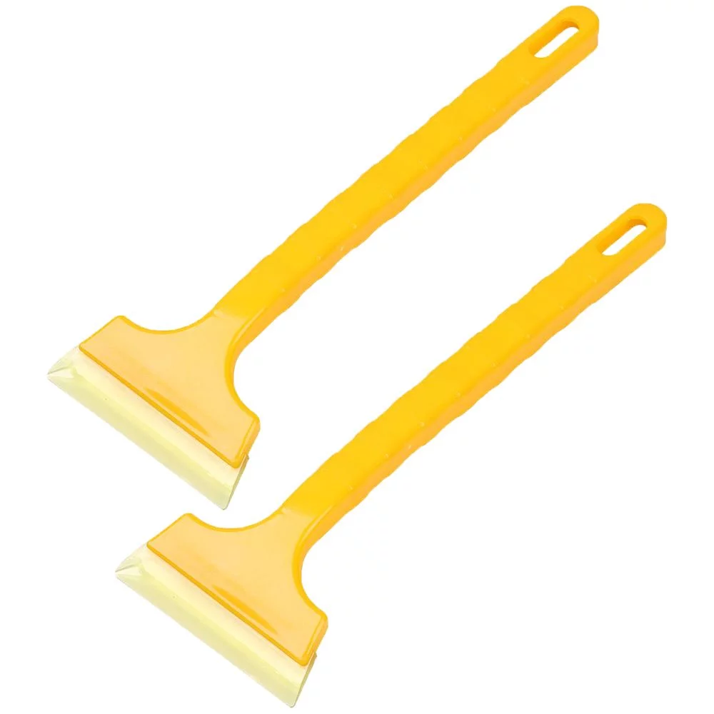 2Pcs Winter Auto Defrosting Portable Windshield Ice Scraper Snow Removal Tool Snow Shovel Car Accessories