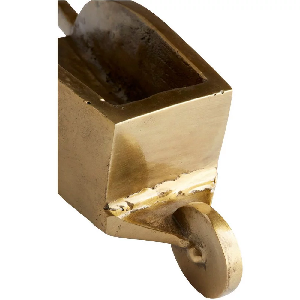 Cyan lighting - Wheelbarrow Token - sculpture-3 Inches Tall and 3.5 Inches Wide