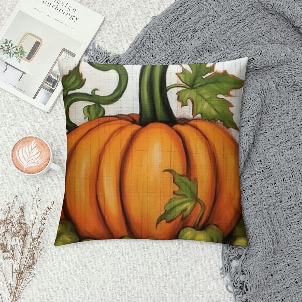 Gotuvs  Fall Pillow Covers Decorations Autumn Throw Pillow Covers Pumpkin Maple Leaf Harvest Pillow Cases Thanksgiving Decor for Home Outdoor Indoor Bed Sofa Cushion