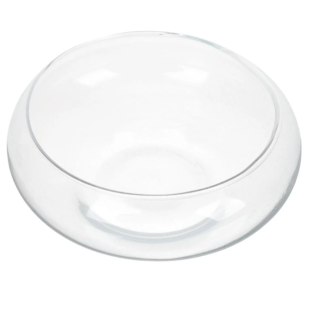 Jibingyi Glass Planter Pot Glass Succulents Pot Small Flowerpot Small Planter Container Clear Fish Bowl