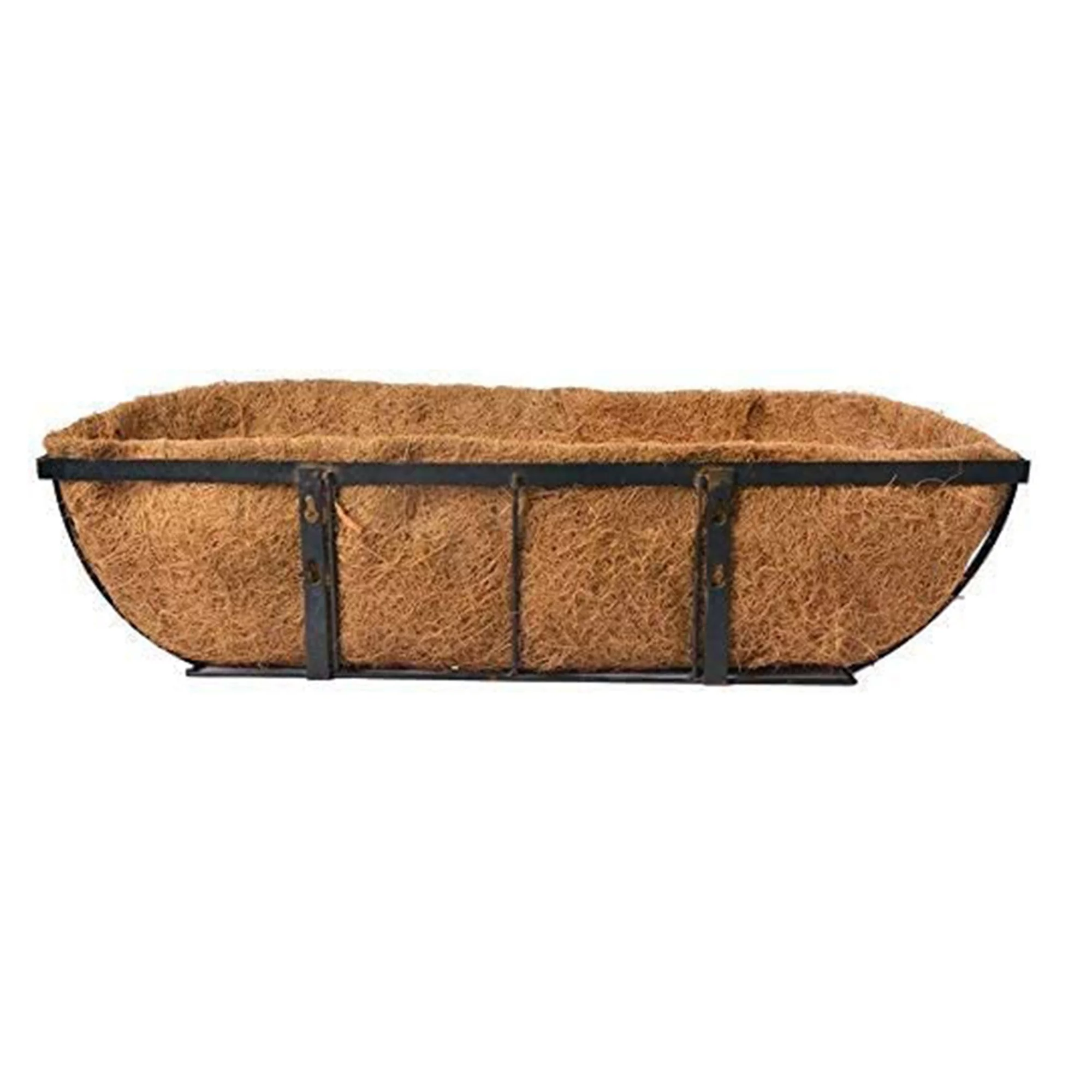 Natural Coconut Palm Mat,Half Moon Wall Mounted Flower Hanging Basket Replacement Liner Manger Decor for Home Garden Wedding