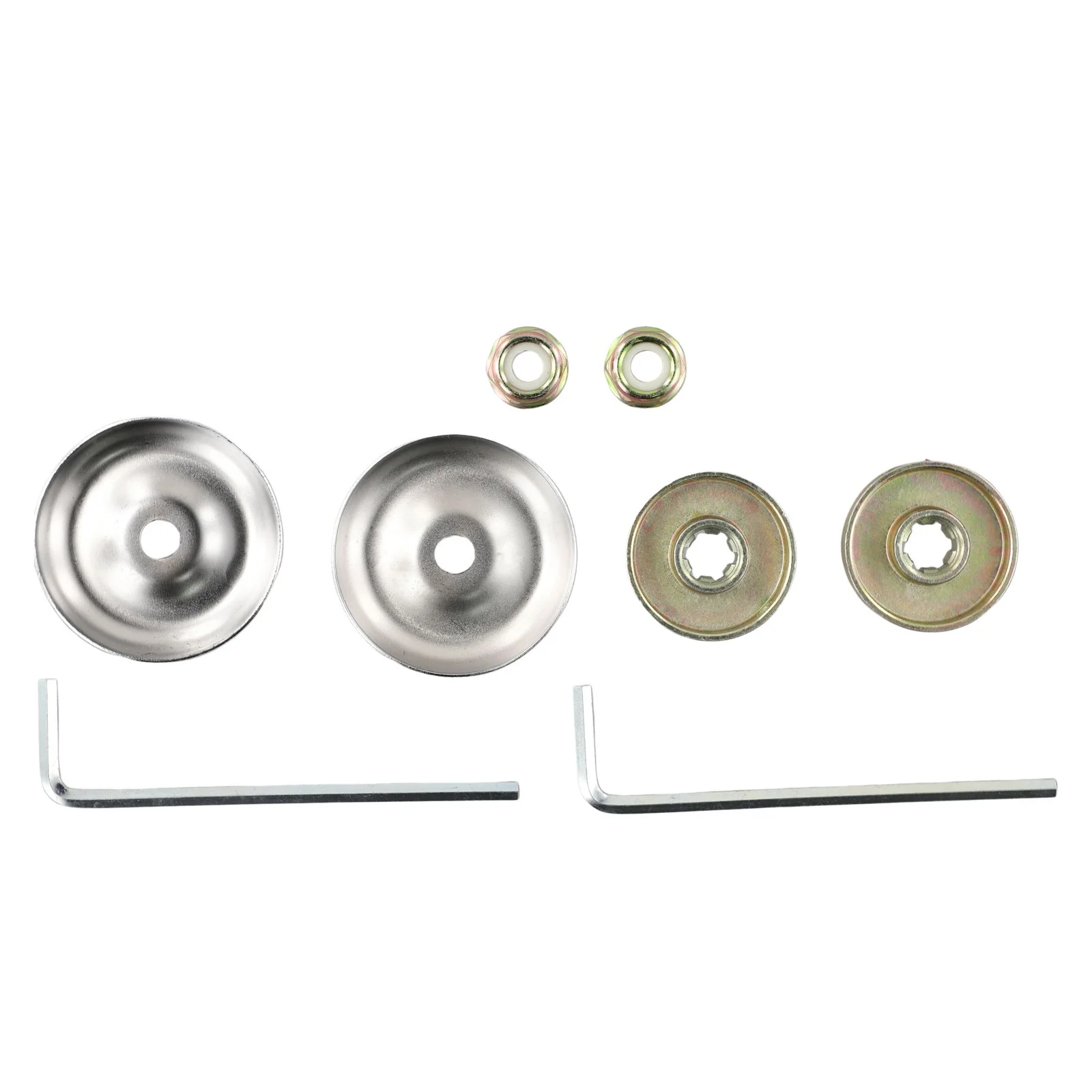 8Pcs/Set Strimmer Brush Cutter Gearbox Blade Nut Metal Replacement Fixing Kit
