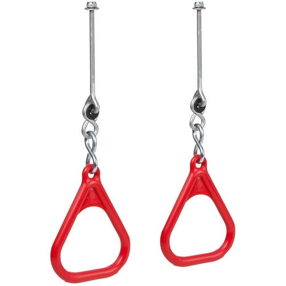 Swing Set Stuff Inc. Trapeze Rings with Swing Hangers (Blue)
