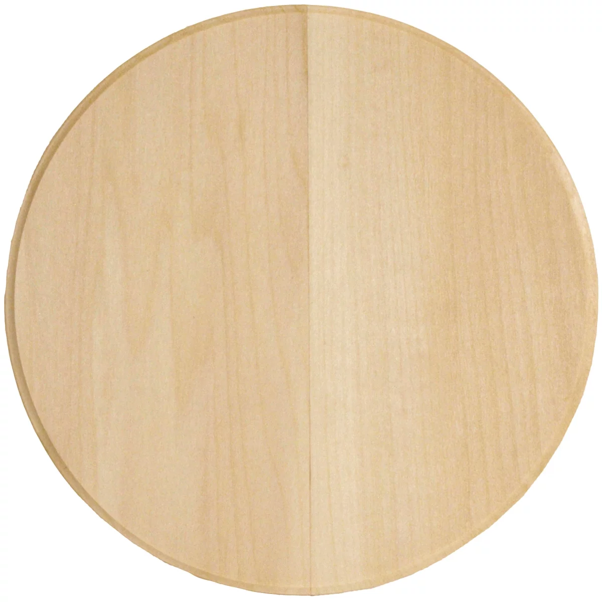 Basswood Circle Thin Plaque-6