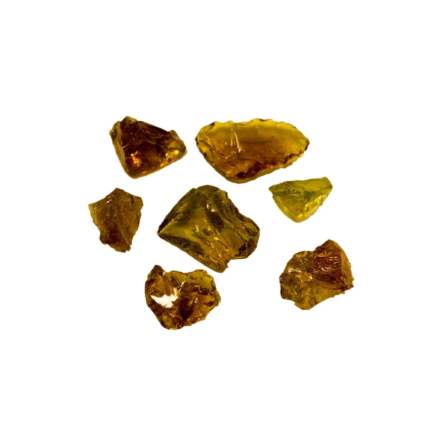 AZ Patio Heaters Recycled Fire Glass in Amber