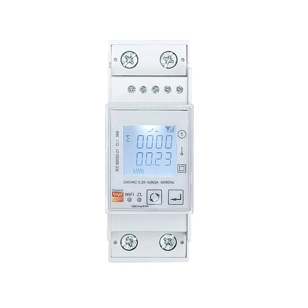 Shinysix Electric meter,Power APP Rail Meter Solar Meter Solar Consumption Meter