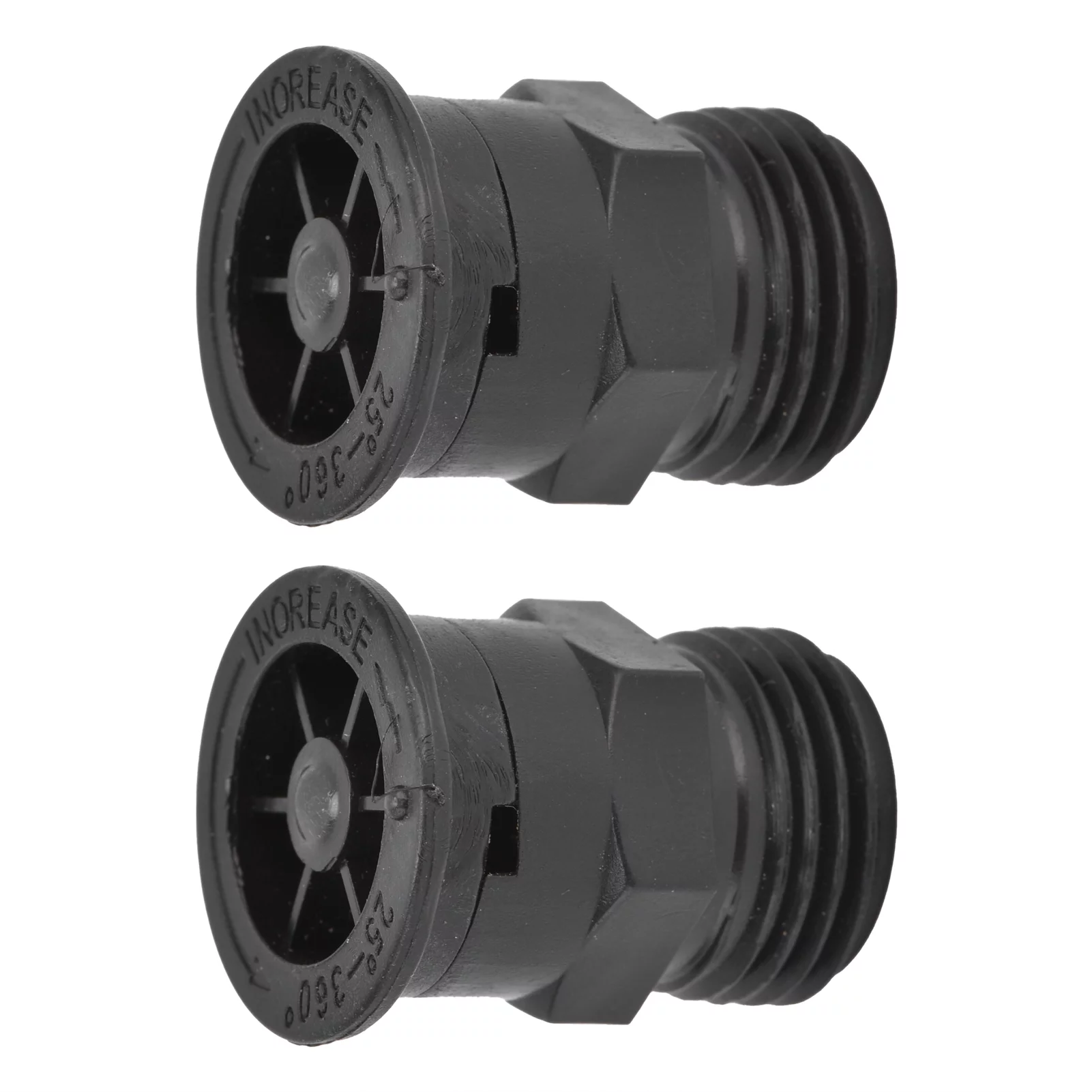 2Pcs Lawn Sprinkler Multipurpose Sprinkler Nozzle G1/2 External Thread Plastic Sprinkler Irrigation Garden Lawn Supplies