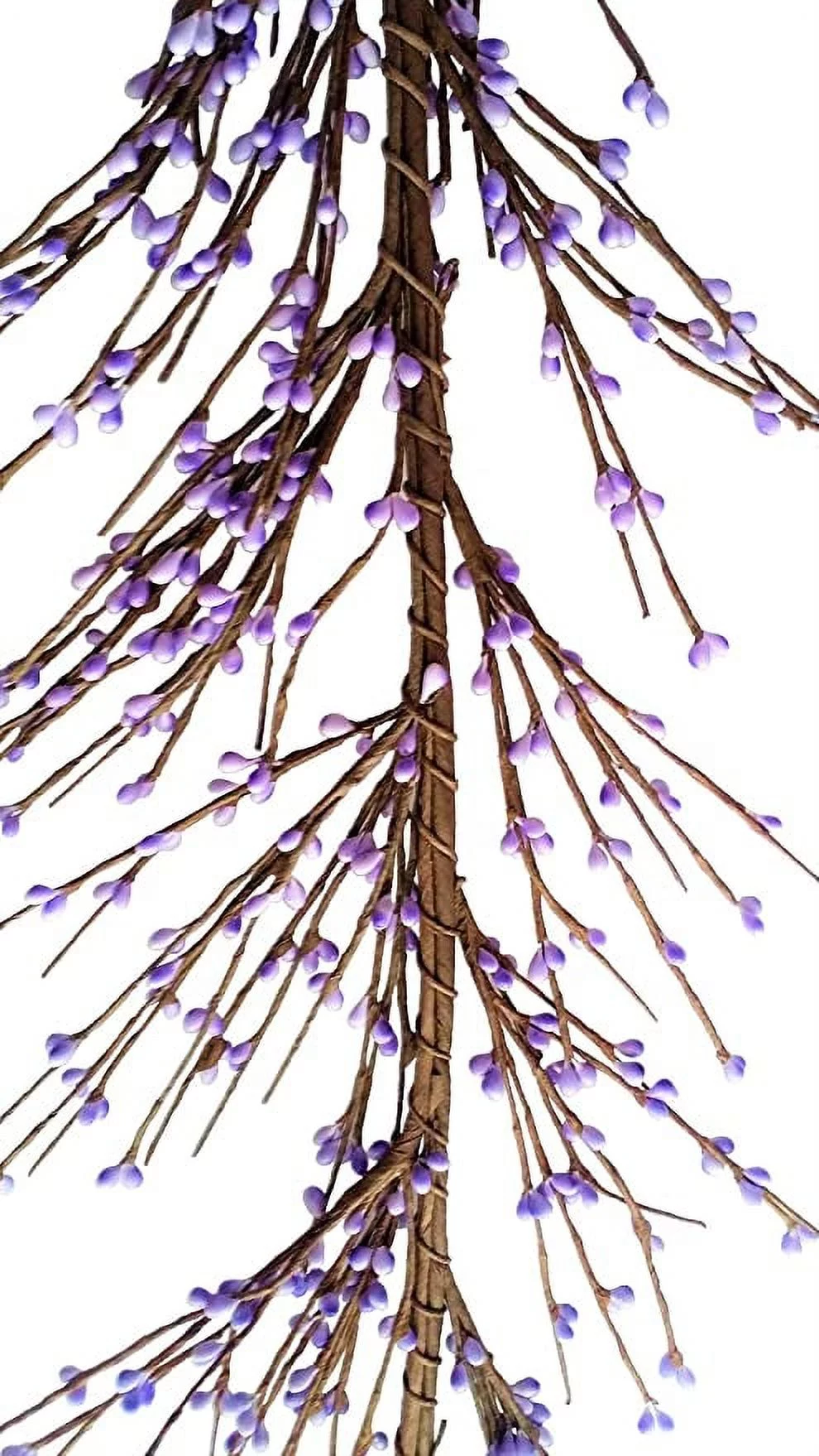 EV-C54 Primitive Pip Berry Garland in Lavender Purple Color Berries 4.5'-5' in Length