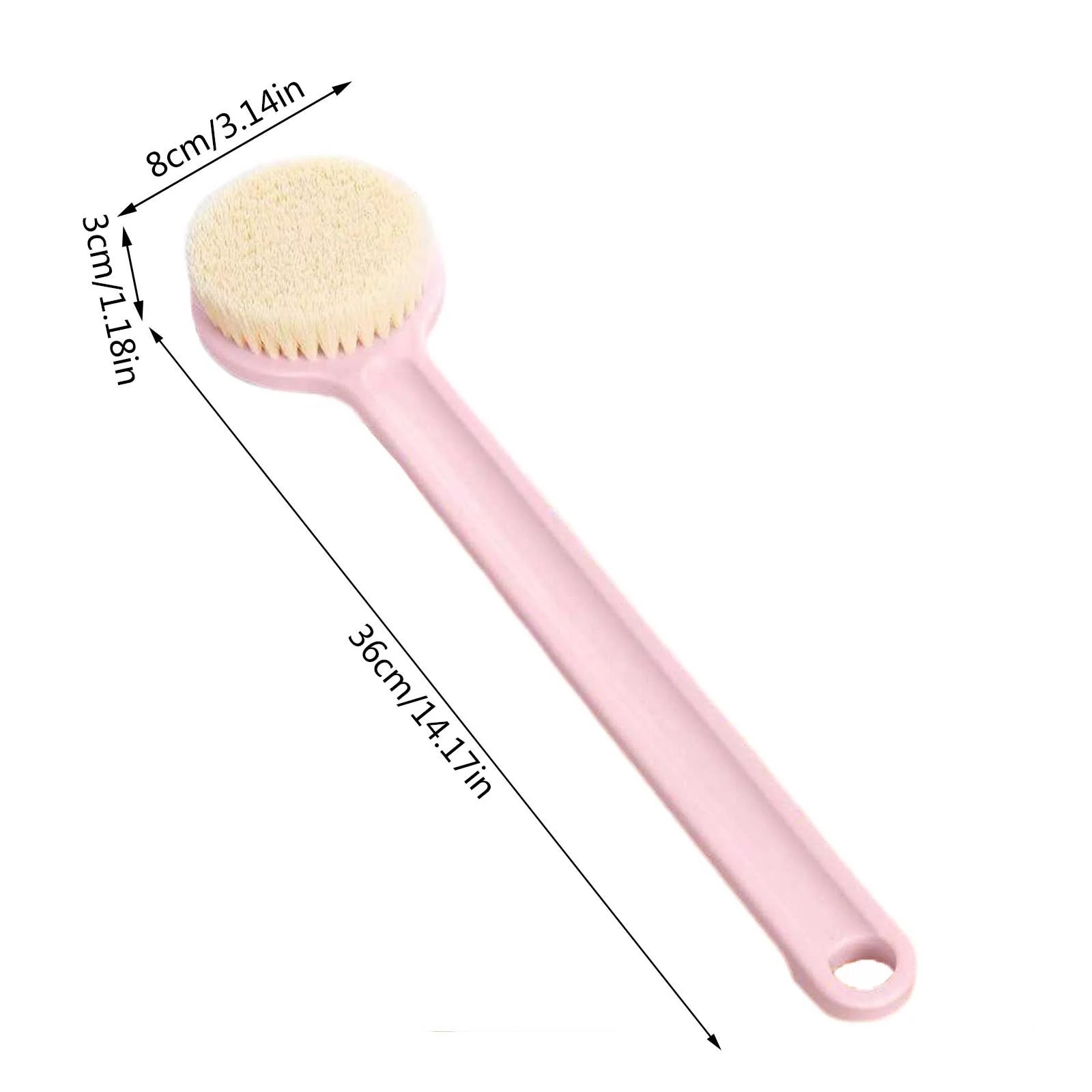 Long Handled Shower Brush Soft Back Scrub Scrub Utility Tool