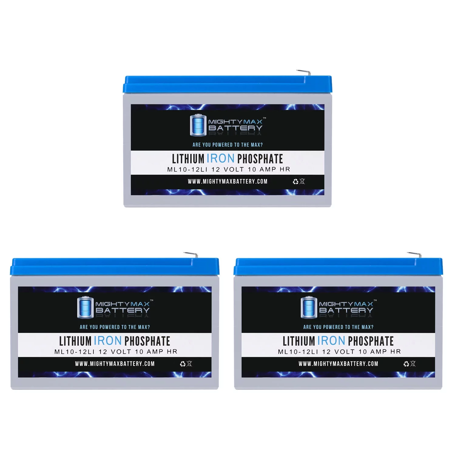 12V 10AH Lithium Replacement Battery Compatible with Toro Power Shovel 38361 - 3 Pack