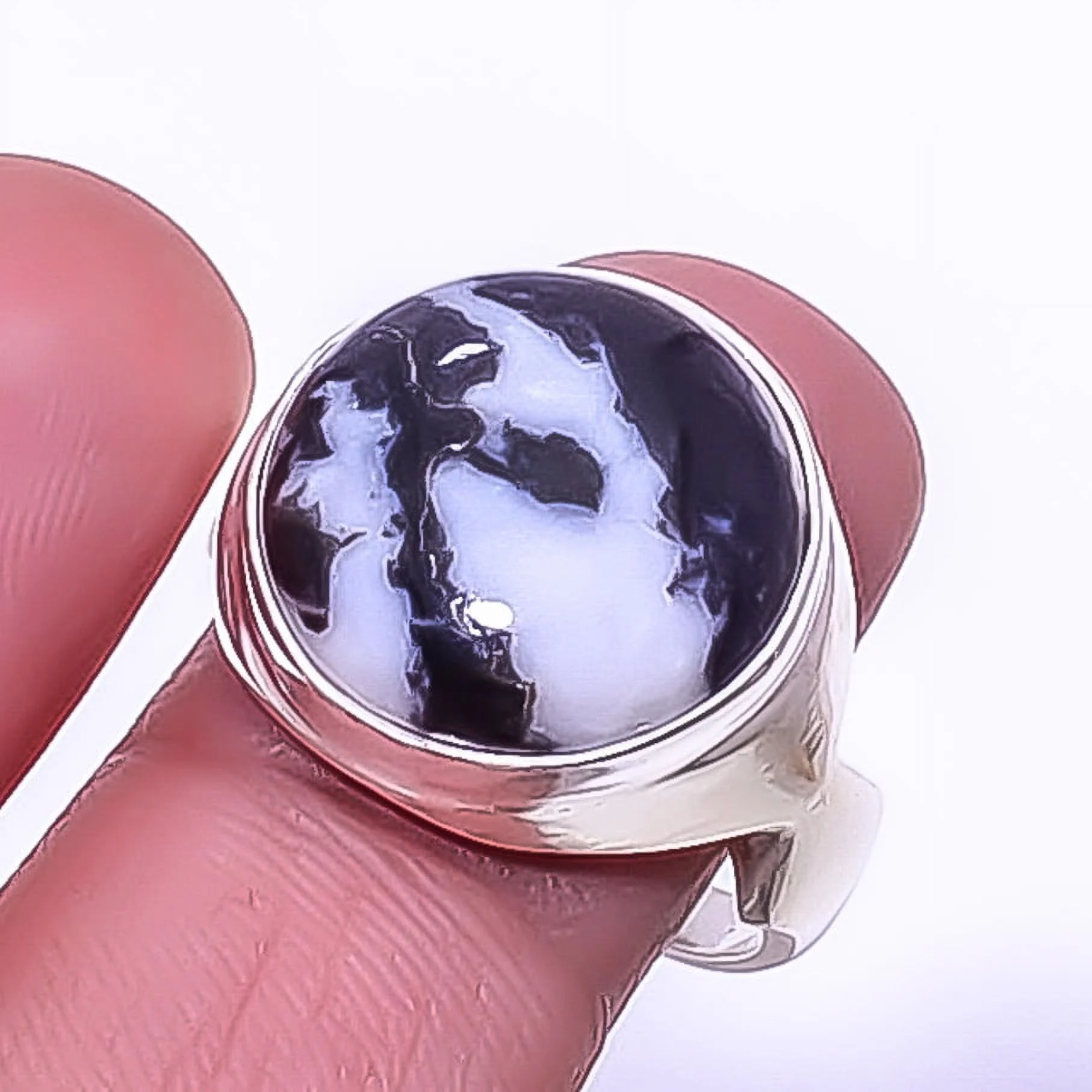 Zebra Jasper Gemstone Handmade 925 Silver Plated Ring s.9 R7523-47 A371, Valentine's Day Gift, Birthday Gift, Beautiful Jewelry For Woman & Girls