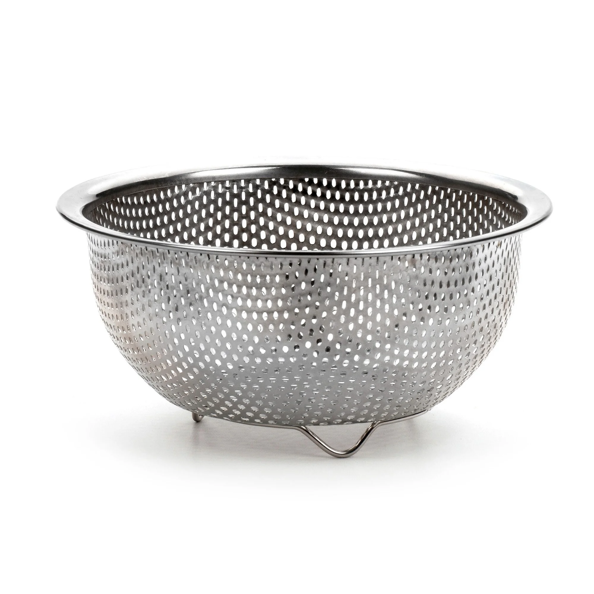 RSVP Stainless Steel Precision Pierced Berry Colander in Silver
