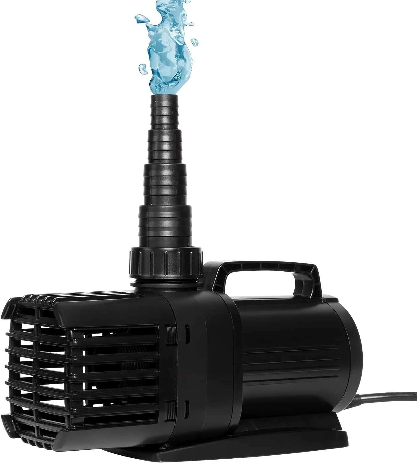 KESHENGDA 3000 Gallons per Hour Electric Water Pump with 2 Nozzles Ultra Quiet Submersible Pump for Fountains, Waterfalls, Water Circulation, Koi Ponds Pump, Water Gardens (3000 GPH)