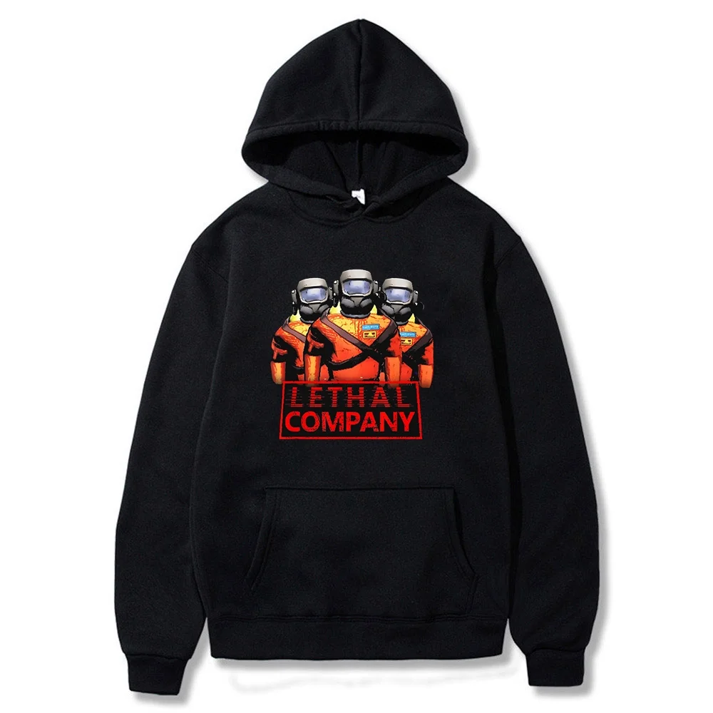 Lethal Company Hoodie 2024 Hot Game Long Sleeve Streetwear Women Men Hooded Sweatshirt