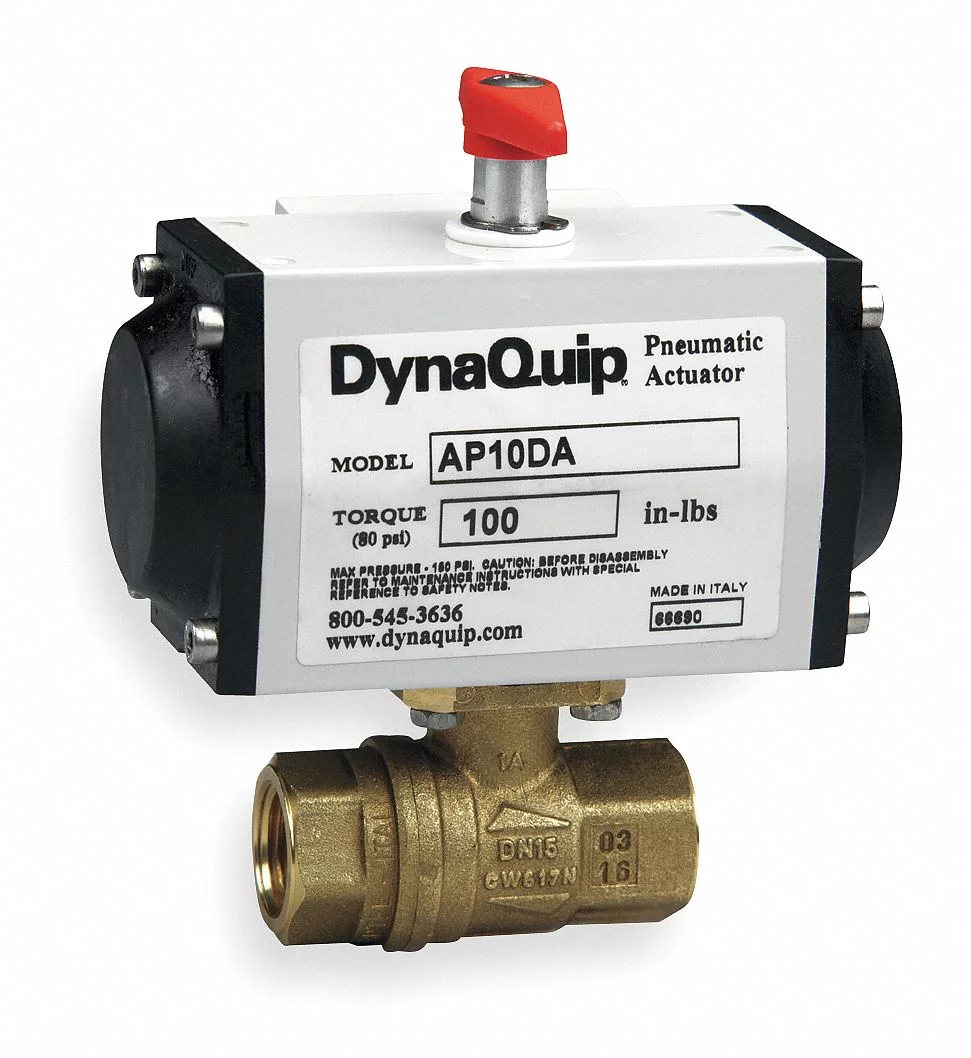 Dynaquip Controls Ball Valve,2 In FNPT,Double Acting PHH28ATDA063A