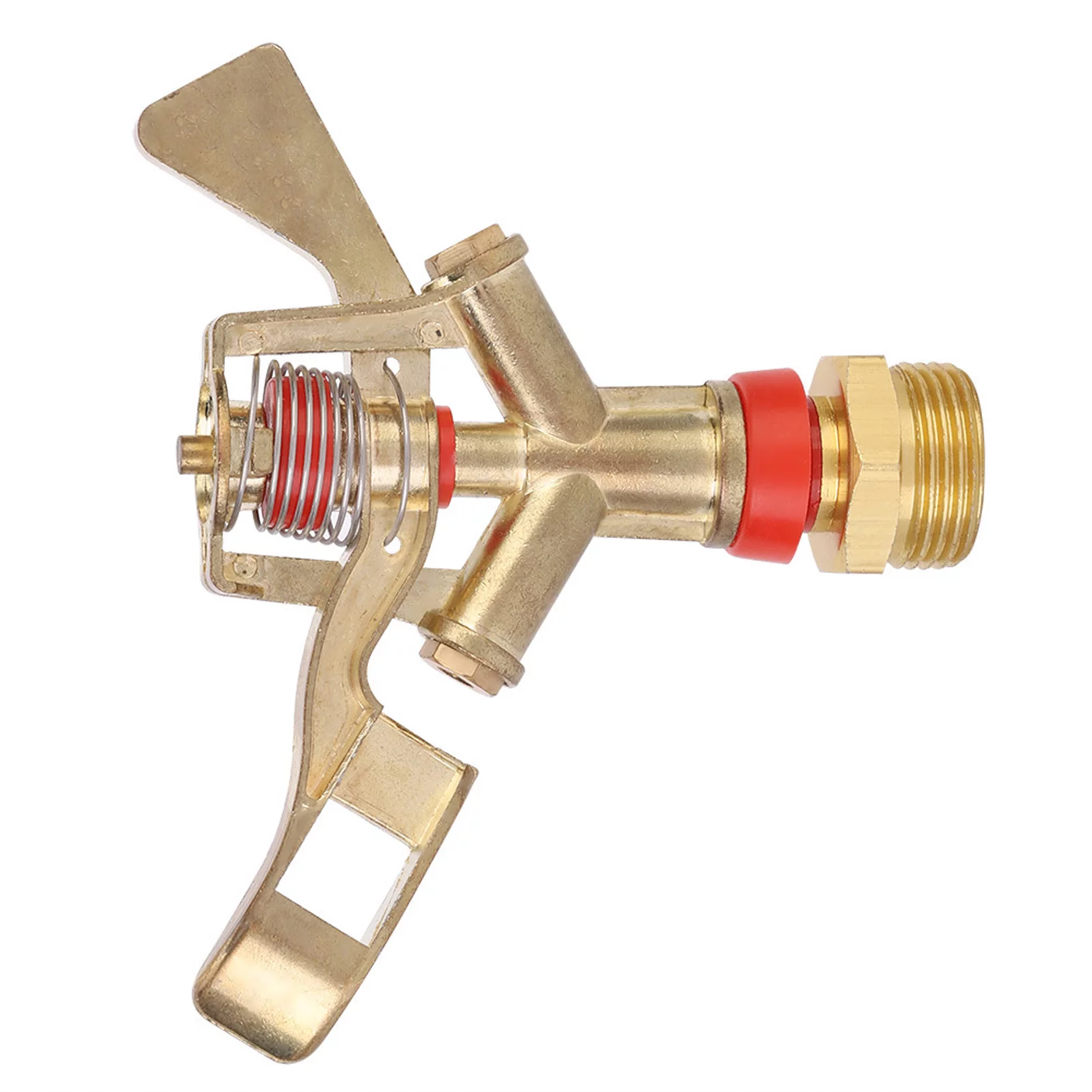 Verdant Touch Water Spray Head Zinc Alloy Garden Rocker Arm Sprinkler Nozzle Head, 25mm Male Thread, G3/4in, 2PCS