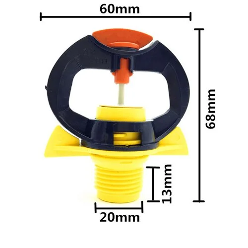 50pcs G1/2'' butterfly Shape Atomized Rotary Fog mist micro-nozzles for Garden Lawn Irrigation Systems Agricultural and Cooling