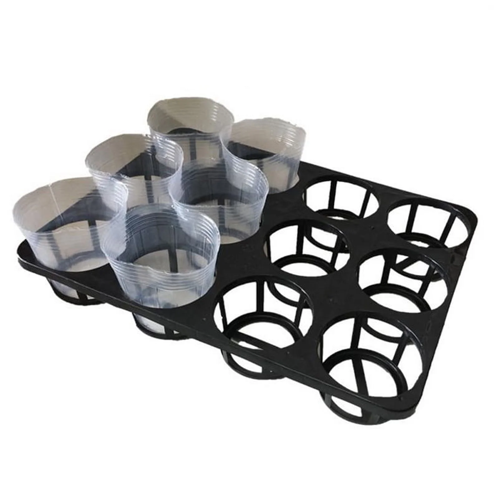 Planter Nursery Pots Plastic Round Flower Pot Cell Seedling Starter Tray Seed