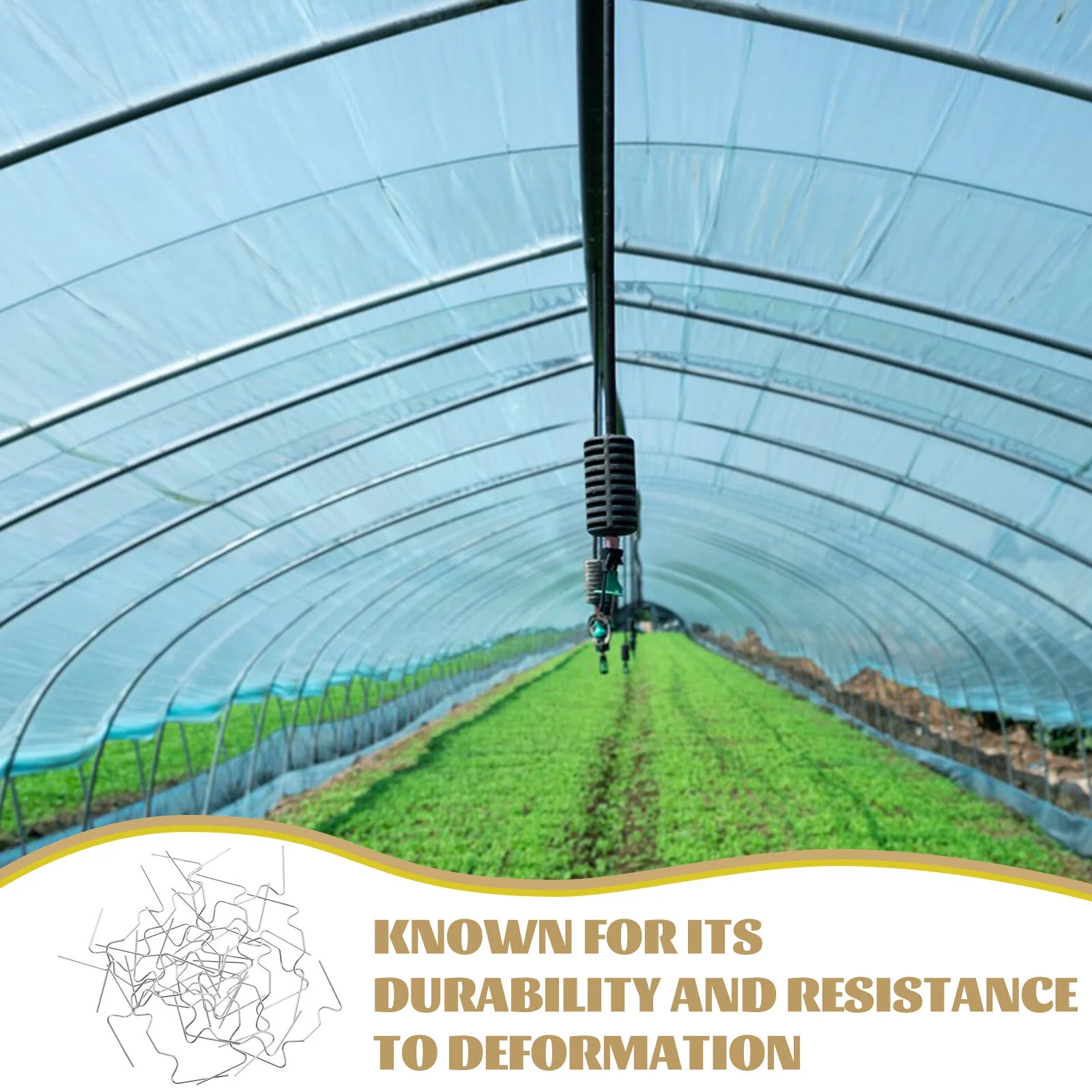 Jibingyi 25 Pcs Glazing Clips Greenhouse W Clips Stainless Steel Fixing Clips Metal Holding Clips