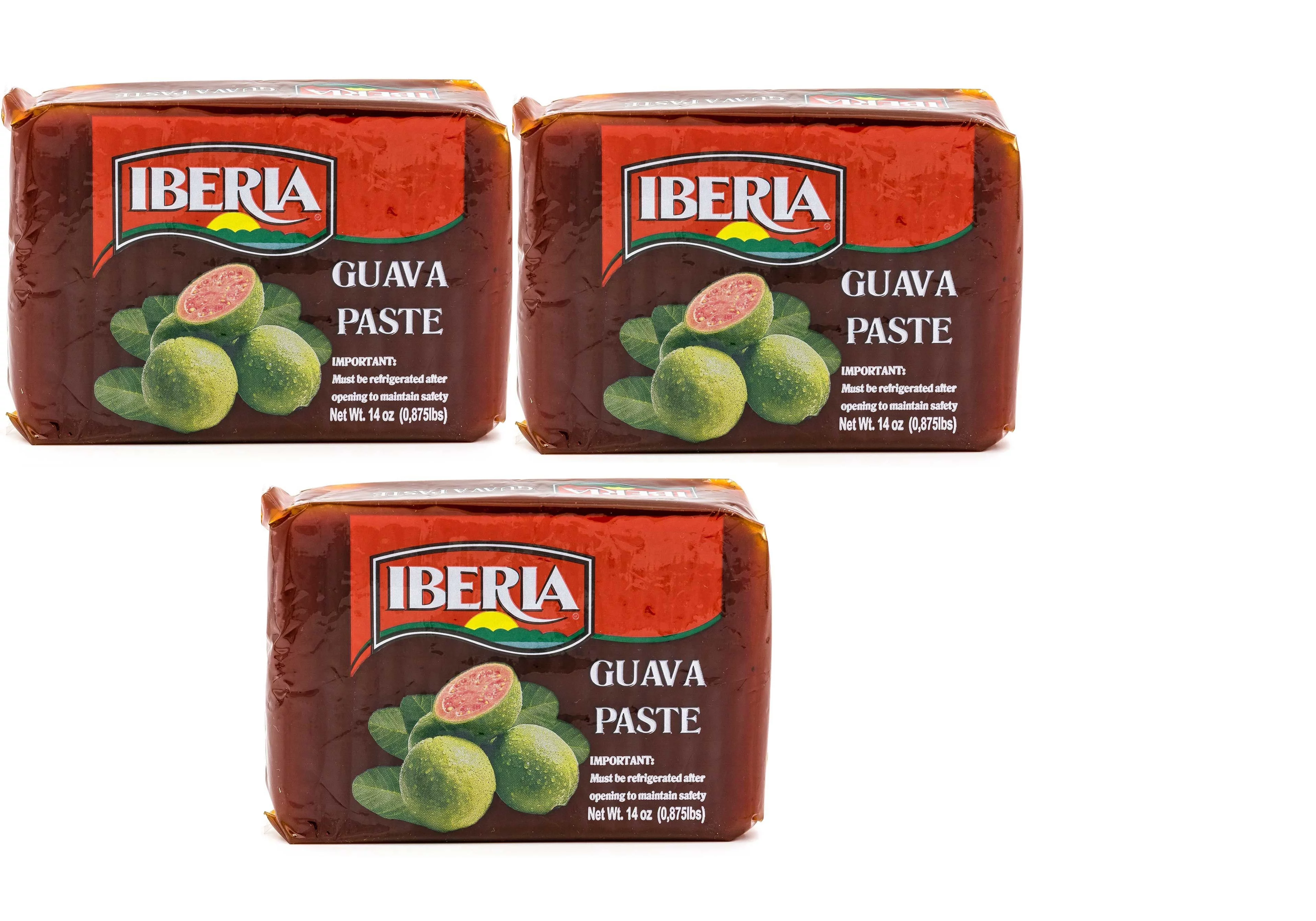 Iberia Guava Paste, 14 oz. Bricks, 3 Count