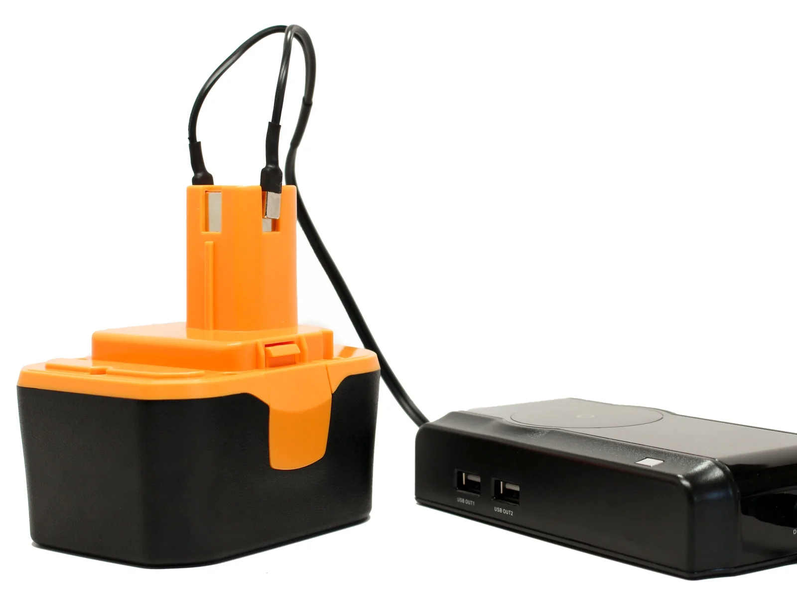 2-Pack Ryobi 14.4V Battery + Charger Replacement with EU Adapter - Compatible with Ryobi 130224010, RY6200, 1314702, 1400144, 1400656, 1400671, HP1442M, FL1400, HP1441M, 130224011, 130281002