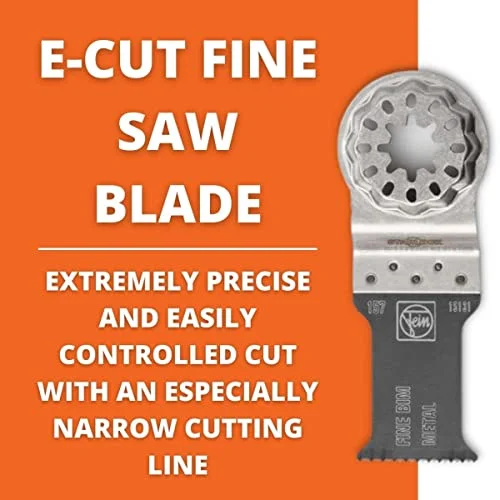 Fein StarLock E-Cut Fine Oscillating Saw Blade - Narrow Waisted Shape 1-1/8