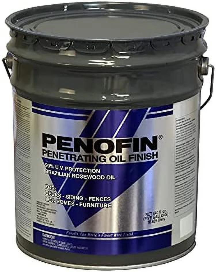 5 gal Penofin F3ECL5G Clear Blue Label Premium Transparent Stain (250-VOC)