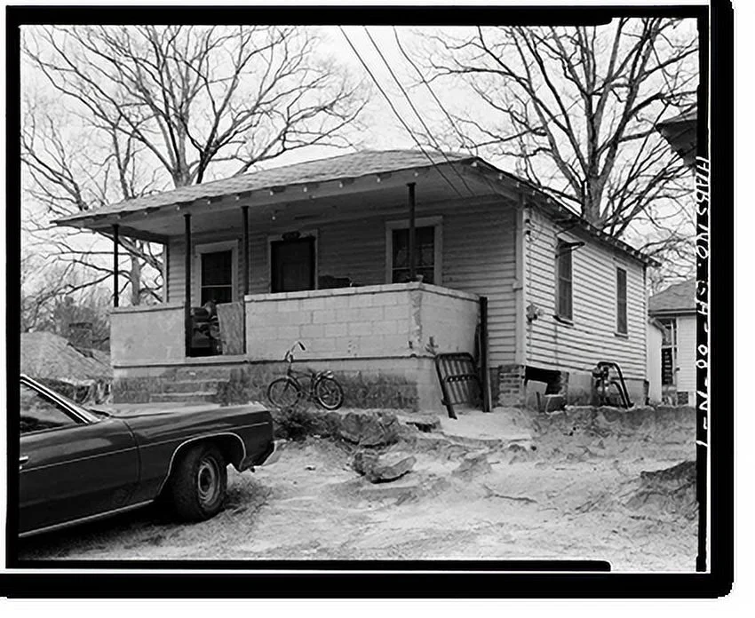 Historic Framed Print, 3339 Oak Valley Road (House), Atlanta, Fulton County, GA, 17-7/8