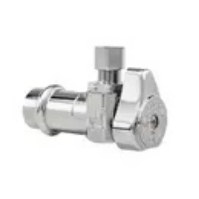 Brasscraft  0.5 in. Press x 0.25 in. O.D. Angle Stop Valve