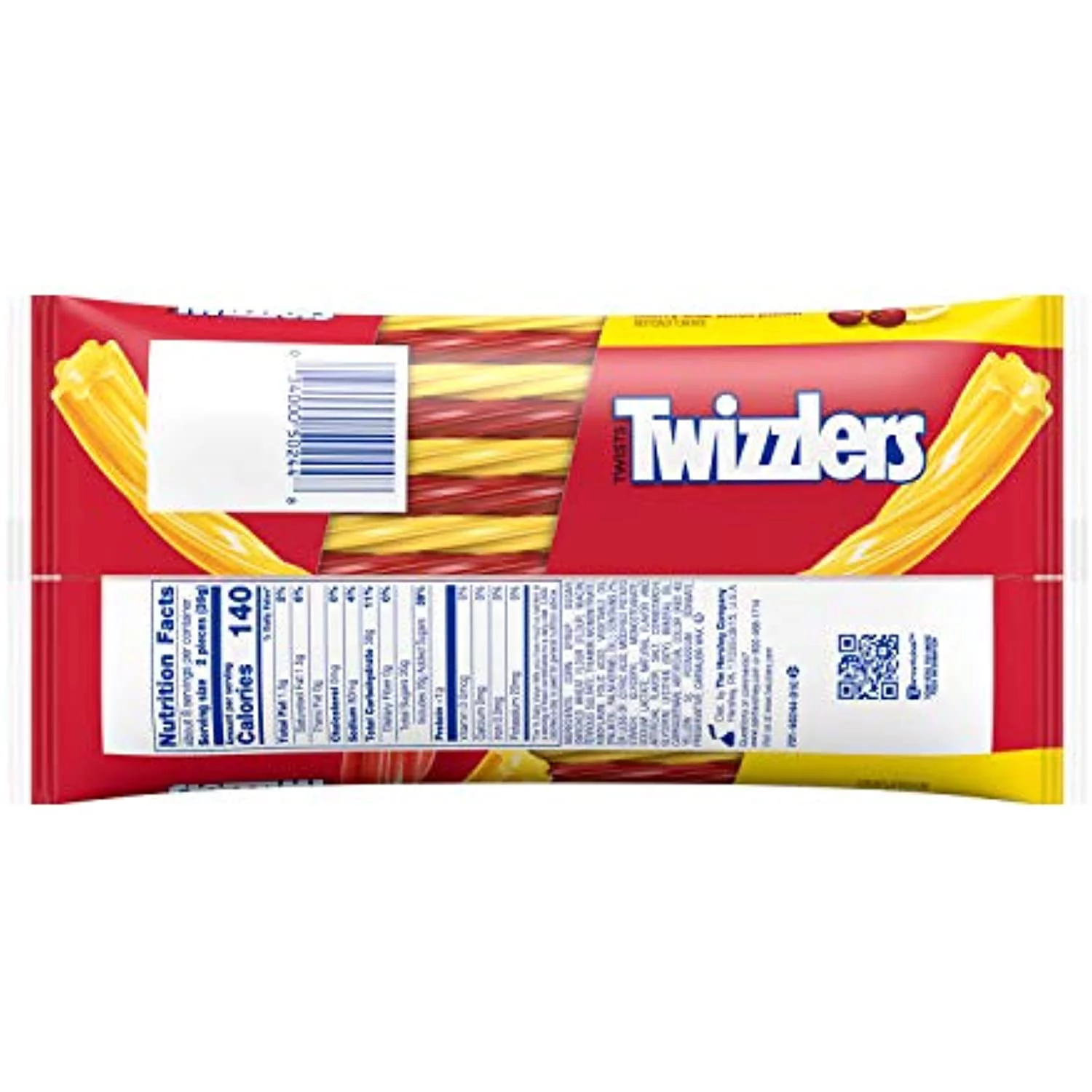 Twizzlers Filled Twists, Sweet & Sour Flavored Licorice Candy (Cherry Kick, Citrus Punch), 11-Ounce Bag (Pack Of 12)