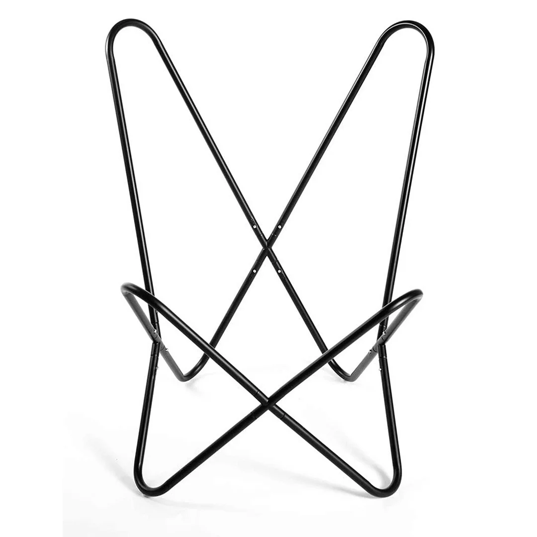 Premium Butterfly chair iron foldable frame Butterfly chair stand (Only Black frame) Halloween fall gifts