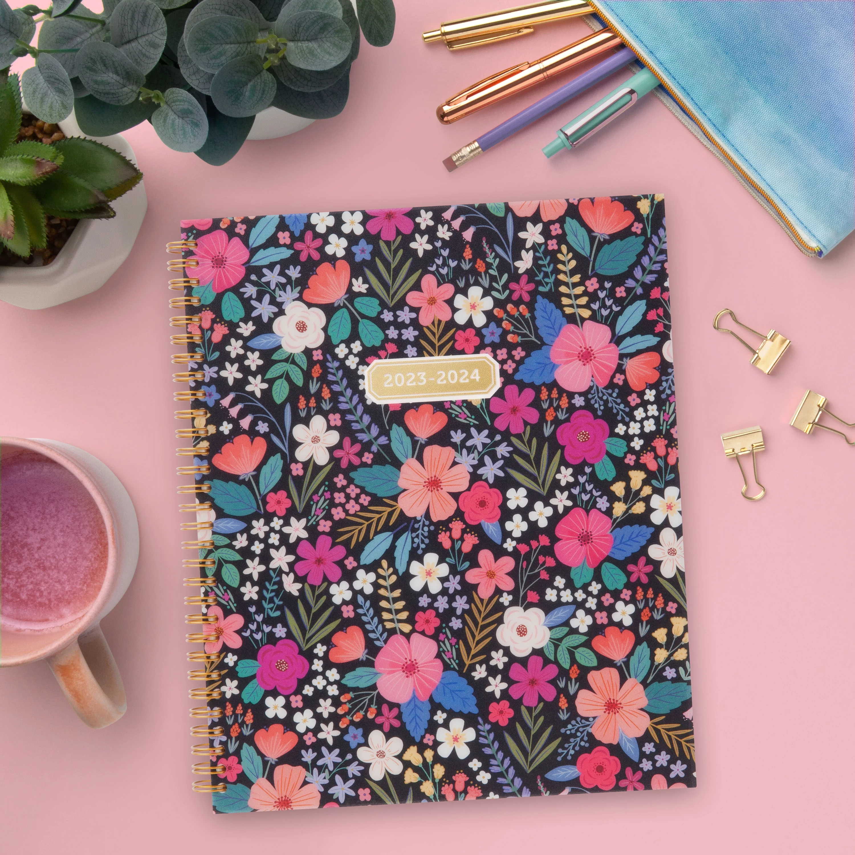 2023-2024 Mintgreen Weekly/Monthly Spiral Planner, 9