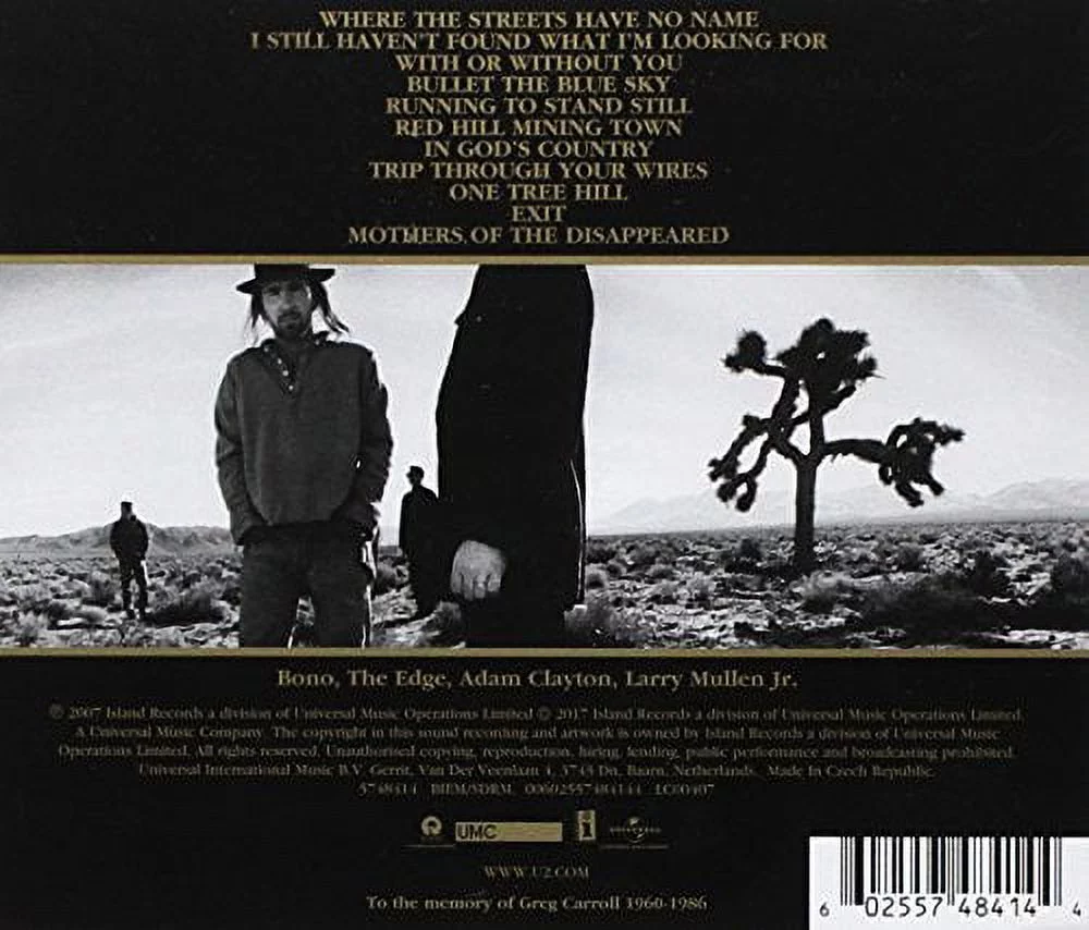 U2 - The Joshua Tree - CD