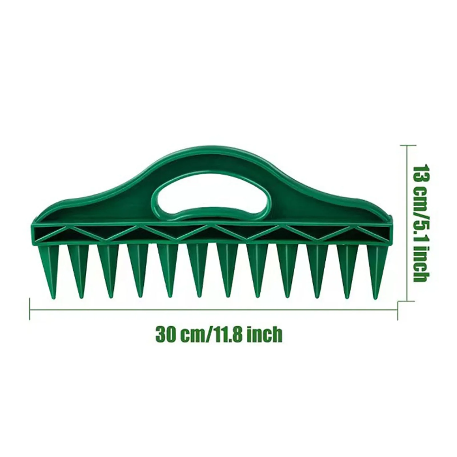 Senxi Sowing Hole Puncher - 12 Hole Multi Dibbers - Ergonomic Handle Design - Ideal Garden Tool for Planting Bulbs & Vegetables