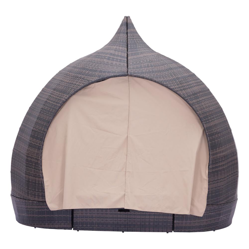 Day Bed Lounge Chair, Brown & Beige, Belen Kox