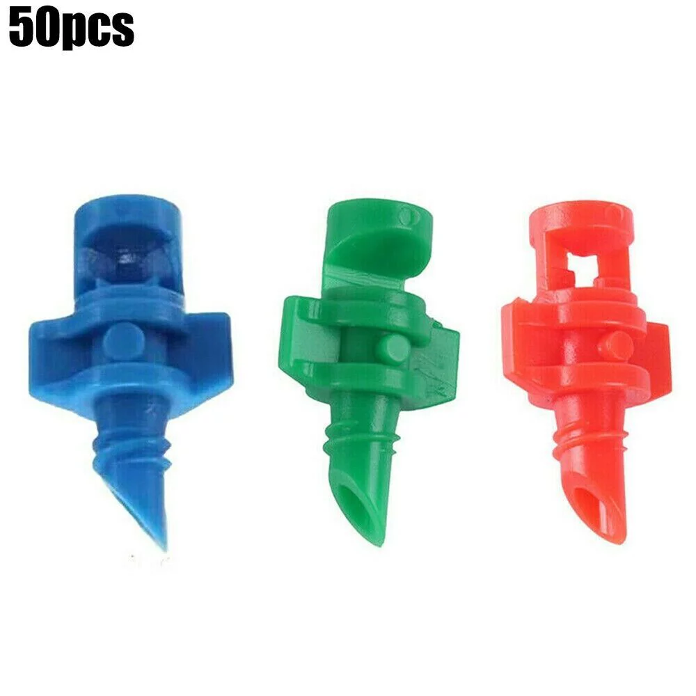 50 X Micro Spray Jets 90-360d Watering Spray Misting Nozzle Sprinkler Irrigation