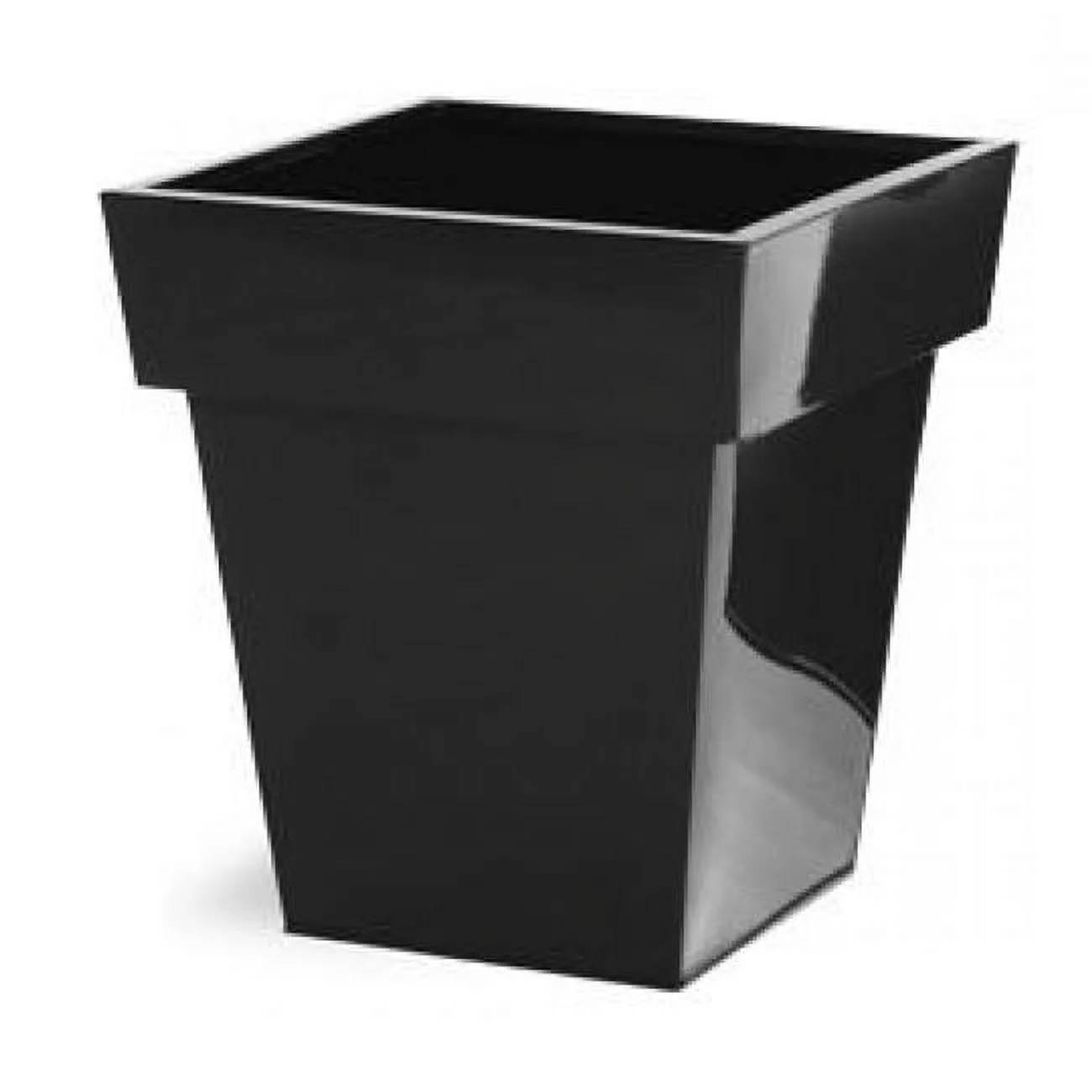 AI-GA3550B-Q06 16 in. Square Black Metal Planter - Set of 6