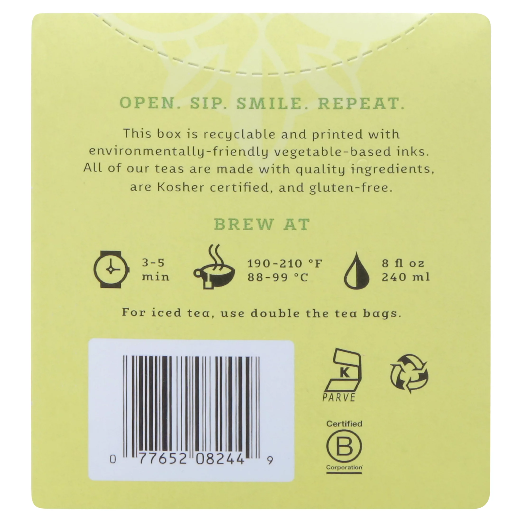 Stash Tea Meyer Lemon Herbal Tea Bags, 20 Count