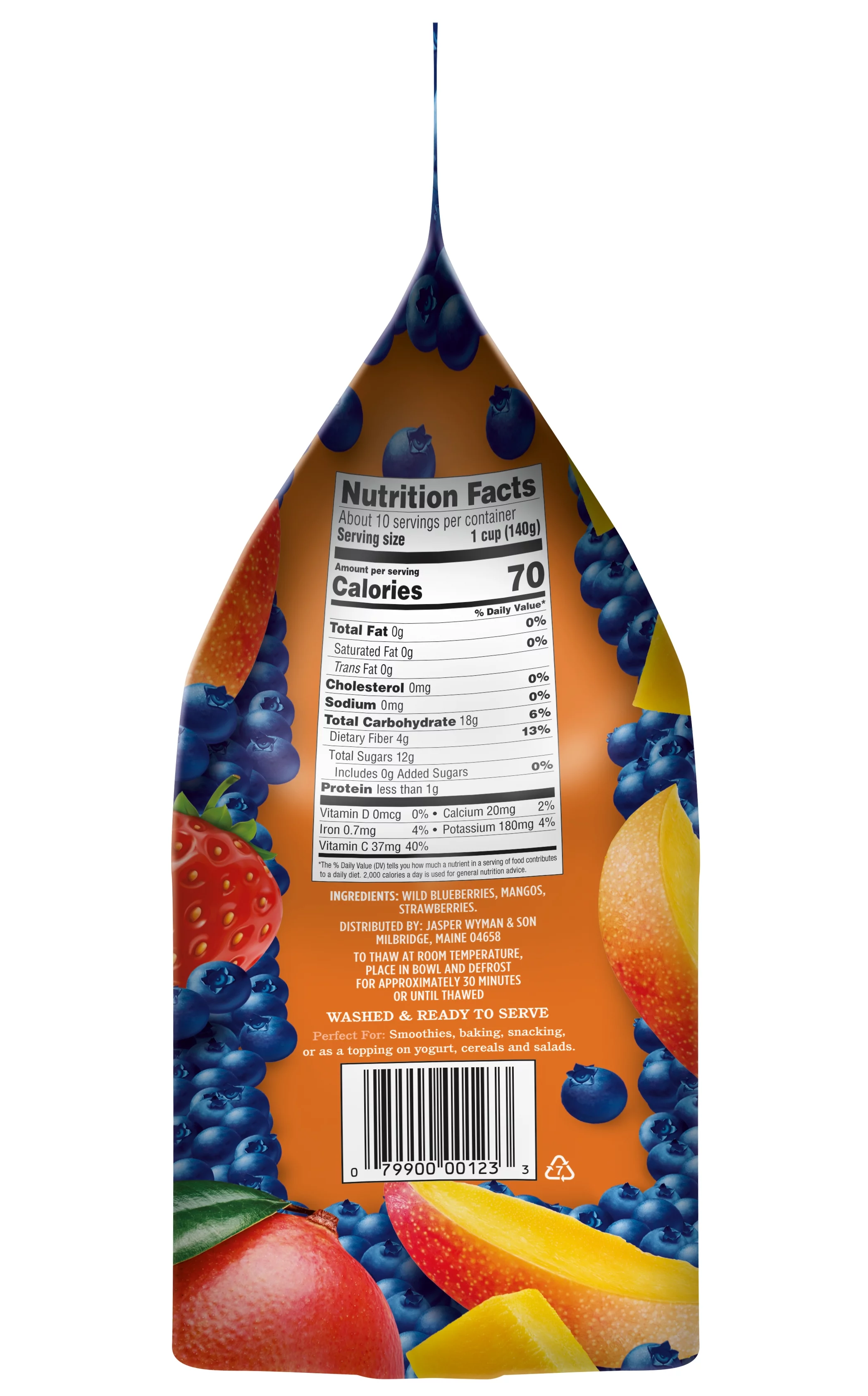 Wyman's Mango Berry, 1 - 48 oz Bag (Frozen)